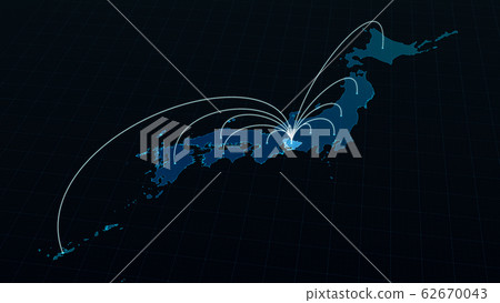 Network line extending from Aichi prefecture to all over Japan 62670043