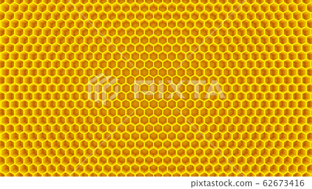 honey yellow honeycomb cells beehive 3D 62673416