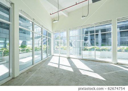 Empty unrenovated office interior Empty unrenovated office interior 62674754