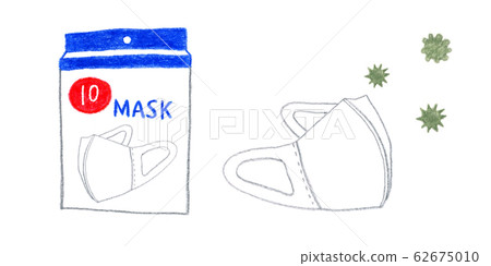 3D mask illustration 62675010