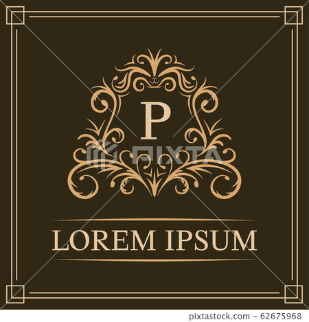 Luxury logo template, letter P logo design, vector illustration Luxury logo template, letter P logo design, vector illustration 62675968