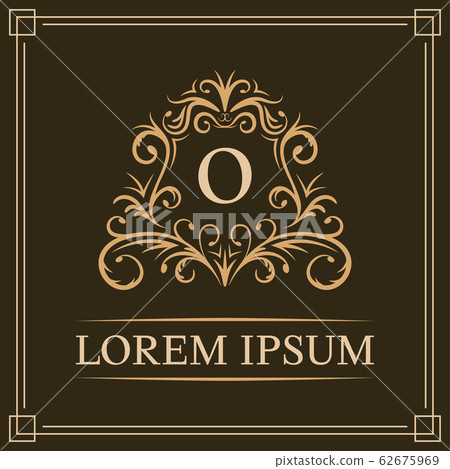 Luxury logo template, letter O logo design, vector illustration Luxury logo template, letter O logo design, vector illustration 62675969