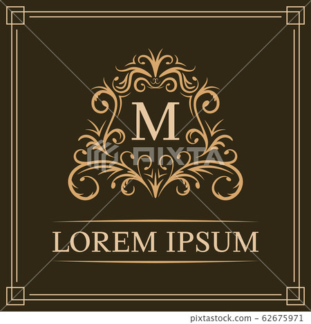 Luxury logo template, letter M logo design, vector illustration Luxury logo template, letter M logo design, vector illustration 62675971