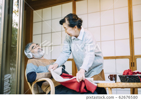 Senior man sleeping Senior man sleeping 62676580