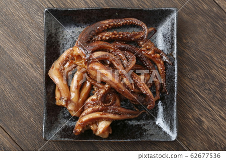 Teriyaki with squid 62677536