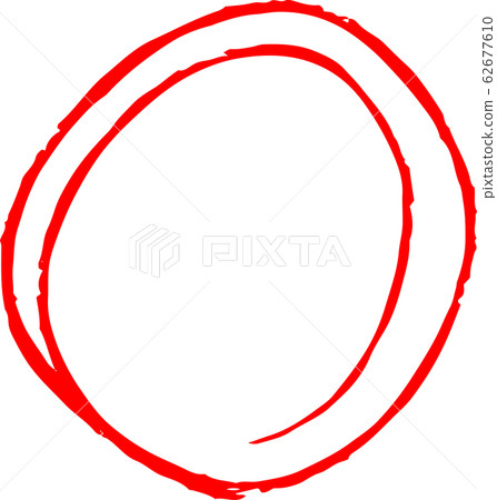 Circle round thin handwriting copy space scoring - Stock Illustration ...