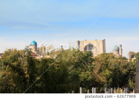 Bibihanim清真寺在撒馬爾罕的遠景 62677909