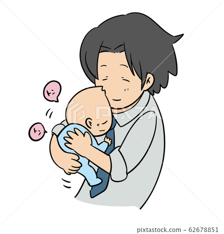 善於支持自己的孩子的Ikumen爸爸（藍色） 62678851