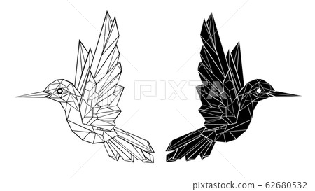 Polygonal hummingbird 62680532