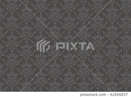 Damask pattern background gray Damask pattern background gray 62680837