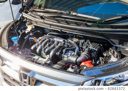 Car engine room Car engine room 62683372