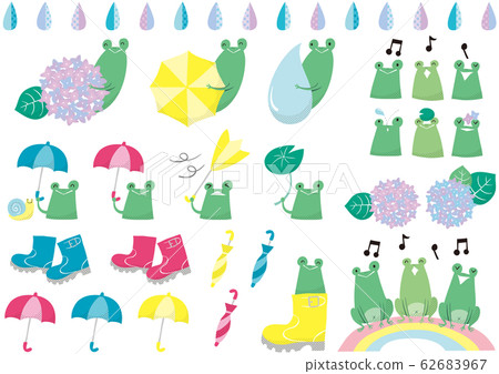 Dot _ rainy season set_02 Dot _ rainy season set_02 62683967