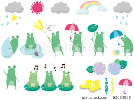 Dot _ rainy season set_01 Dot _ rainy season set_01 62683968