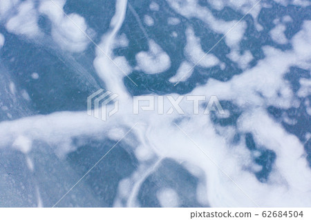 Aerial view of Glacier. Ice lake in Lofoten 62684504