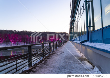 Christmas (New Year holidays) decoration in Moscow (at night), Russia Christmas (New Year holidays) decoration in Moscow (at night), Russia 62685208