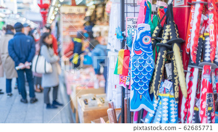 Asakusa Sensoji Temple is crowded with Nakamise Road 62685771