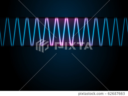 Dark blue tech corporate abstract background with Dark blue tech corporate abstract background with 62687663