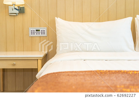 Pillow on bed decoration interior of bedroom interior 62692227