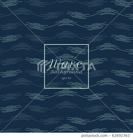 Abstract blue water wave line pattern background. - Stock Illustration ...
