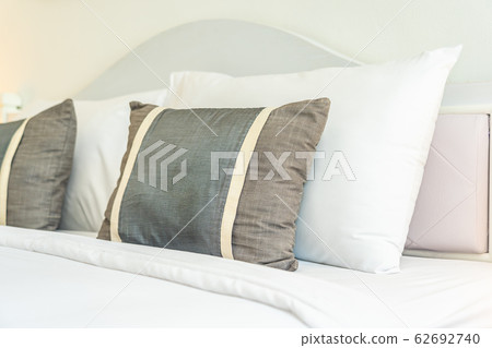 Pillow on bed decoration interior of bedroom interior 62692740