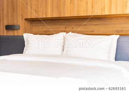 Pillow on bed decoration interior of bedroom interior Pillow on bed decoration interior of bedroom interior 62693161