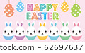 Easter egg rabbit 62697637