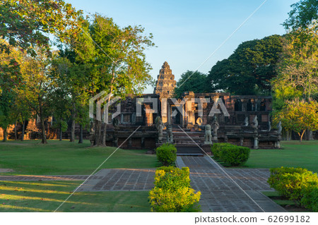 The front of Phimai Sanctuary on the outside 62699182