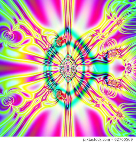 Art fractal background colorful floral pattern Art fractal background colorful floral pattern 62700569