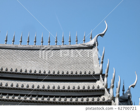 beautiful gable of the famous temple 62700721