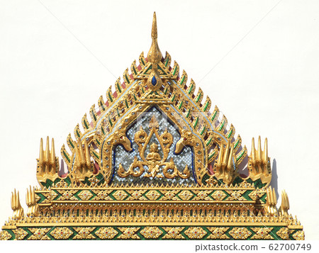 beautiful gable of the famous temple 62700749
