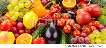 Lots of fresh and ripe berries and fruits Lots of fresh and ripe berries and fruits 62702522