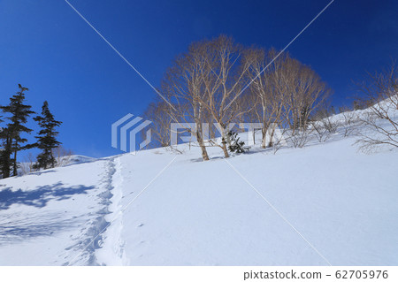 Snow Mountain Trail Image Mt. Norikura Snow Mountain Trail Image Mt. Norikura 62705976