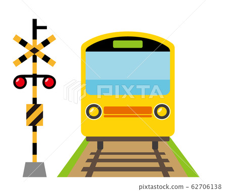 Railroad crossing train train railway icon 62706138