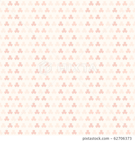 Rose striped trefoil pattern. Seamless shamrock Rose striped trefoil pattern. Seamless shamrock 62706373