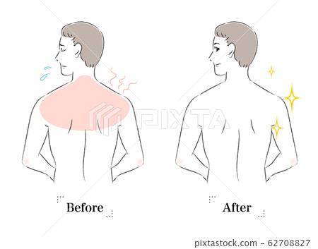 背部皮膚擔心在男性之前曬黑 背部皮膚擔心在男性之前曬黑 62708827