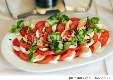 classic caprese salad close up classic caprese salad close up 62709677