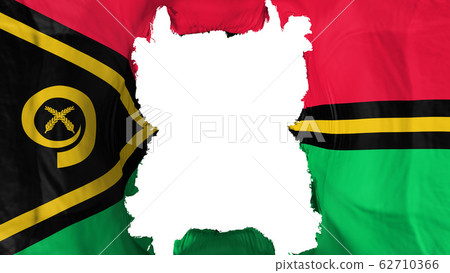 Ripped Vanuatu flying flag Ripped Vanuatu flying flag 62710366