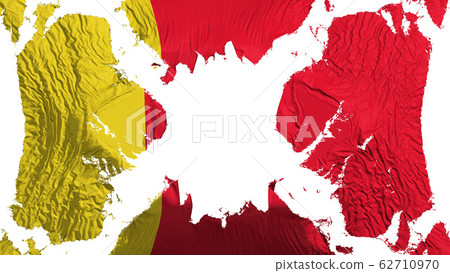 Moroni torn flag fluttering in the wind 62710970