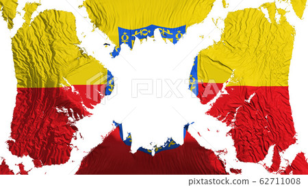 Bogota torn flag fluttering in the wind 62711008