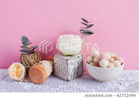 Cozy still life made of handmade details 62712094