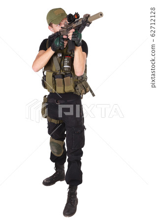 Private military contractor - rifleman with Private military contractor - rifleman with 62712128