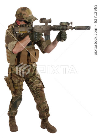 special force operator with carbine M4 62712965