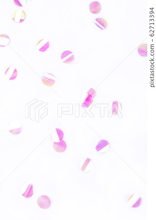 Pearl confetti on white background. Pearl confetti on white background. 62713394