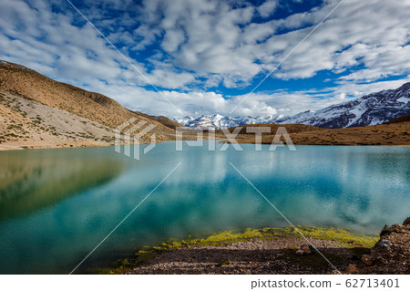Dhankar lake in Himalayas 62713401