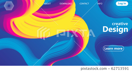 Rainbow Background. Wave Pattern. Fluid Flow. Rainbow Background. Wave Pattern. Fluid Flow. 62713591