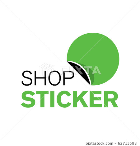 Vector logo for sticker shop, sticker store 62713598
