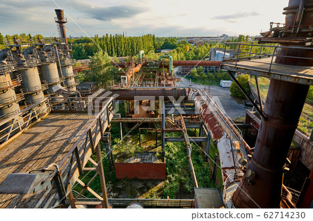 Industrial factory in Duisburg, Germany. 62714230