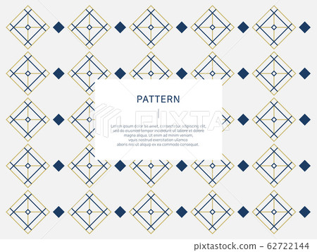 Ocher and indigo seamless pattern 62722144