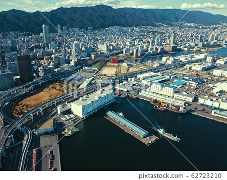 From above the port terminal From above the port terminal 62723210