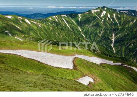 Iide main ridge line seen from Iide Motoyama 62724646